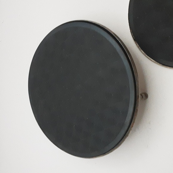 Vintage Silver Plated Christmas Tree "Noel" 6 Coaster Set & Stand - Picture 6 of 8